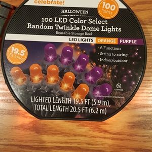 Halloweeen  100 LED Twinkle Dome Lights (NWT)